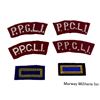 Princess Patricia's Canadian Light Infantry Insignia Lot