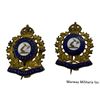 Image 1 : Pre WW1 33rd Huron Regiment OFFICERS Collar Badge Pair