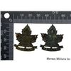 Image 2 : WW1 CEF 110th Battalion Collar Badge Pair