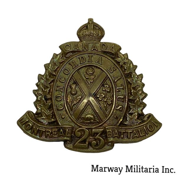 WW1 CEF 23rd Battalion Cap Badge