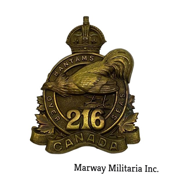 WW1 CEF 216th Battalion Cap Badge