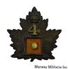 Image 1 : WW1 CEF 4th Canadian Railway Troops Cap Badge