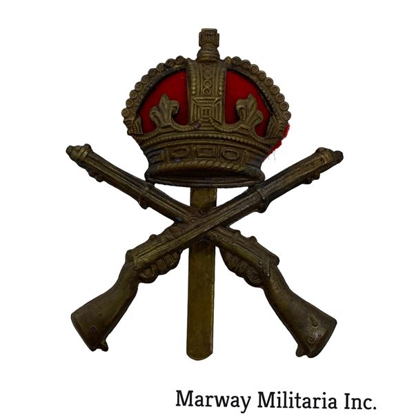 WW1 CEF Musketry Instructor Cap Badge
