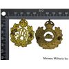 Image 2 : WW1 Canadian Engineers Corps Cap Badge & WW2 RCAF Cap Badge