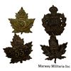 Image 1 : WW1 CEF Collar Badge Lot of 4