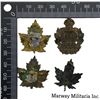 Image 2 : WW1 CEF Collar Badge Lot of 4