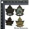 Image 2 : WW1 CEF Collar Badge Lot of 4