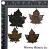 Image 2 : WW1 CEF Collar Badge Lot of 4