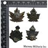 Image 2 : WW1 CEF Collar Badge Lot of 4