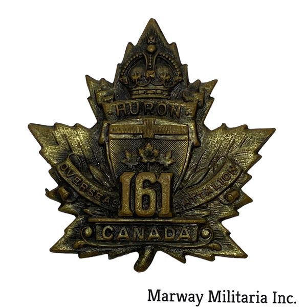 WW1 CEF 161st Battalion Cap Badge