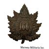 Image 1 : WW1 CEF 166th Battalion Cap Badge