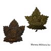 Image 1 : WW1 CEF 196th Battalion & WW2 General Service Cap Badge Lot
