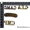Image 2 : WW1 CEF Military Shoulder Title Badge Lot