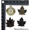 Image 2 : WW1 CEF Collar Badge Lot of 4