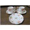 Image 1 : Royal Albert Petit Point pattern, 2 cups, 3 saucers, England