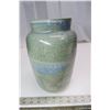 Image 2 : Blue Pottery vase by Tom Tilford, 11” high, dated 1988