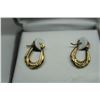 Image 2 : 10kt gold pierced earrings