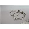 Image 2 : Designer hoop earrings, sterling silver
