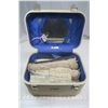 Image 1 : Suitcase with vintage handmade lace trims