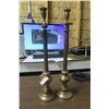 Image 1 : Brass candlesticks 21” high