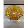 Image 1 : Gold glass bowl 9" diameter