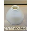 Image 3 : Two 10 inch diameter milk glass lamp shades for tri lights