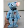 Image 2 : TY BEANIE BABY - BEAR - NIPPONIA - Mint Condition with Tags - Protective Plastic Case
