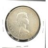 Image 2 : 1958 CND Silver dollar B.C. 100th with SMALL ABORIGINAL DEVIL TOTEM IN BOTTOM    80% Silver  Minted;