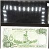 Image 2 : 1968Banco Central DE LA Republica Argentina 500 Pesos  Beautiful Bright bill  68 345 174 C