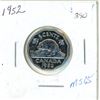 Image 1 : 1952 5 cent from sealed roll  Nice details in the coin look closely  brilliant bright coin          