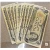 Image 1 : Lot of eleven (11) 1973 Canada $1.00 one dollar bills
