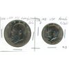 Image 1 : 1776-1976 Eisenhower/Kennedy Dollar & 50 cent coin  beautiful pair bright coins and sharp details  l
