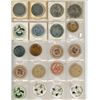 Image 1 : 20 sleeve of Medallions  metal wooden & plastic    look closely at this great collection