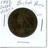 Image 1 : 1899 Queen Victoria Penny                Dark Brown nice ckear details in the coin