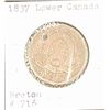 Image 1 : 1837 Lower Canada Half Penny   Breton 716  Mintage : 480 000  Issuer: Bank of Montreal  Mint : Soho 