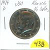 Image 1 : 1973 P Kennedy ½ dollar bright detailed coin