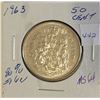 Image 1 : 1963 50 cent piece  80 % Silver beautiful sharp details                                             