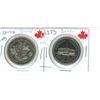 Image 1 : 1870-1970 Manitoba Centennial & 1873-1973 P.E.I Centennial Voyager Dollar low mintage  vibrant detai