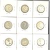 Image 2 : 9  quarters 1940, 1941, 1942, 1943, 1944, 1949, 1953, 1955, & 1956 80%   Look closely at these coins