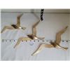 Image 1 : Solid brass seagulls. Set of 3.