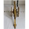 Image 3 : Solid Brass cannon replica. Wheels turn, cannon moves up & down.