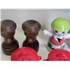 Image 2 : Lot of unique vintage salt & pepper shakers.