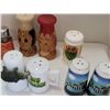 Image 7 : Lot of unique vintage salt & pepper shakers.