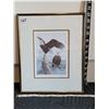 Image 1 : “Majestic Pair” Eagle print, framed & signed by artist Luke Raffin.