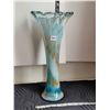 Image 1 : Colorful, blown glass vase.