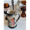 Image 3 : Limited edition & numbered German made Stein plus Heidelberg cut bottle glasses.