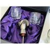 Image 2 : Crown Royal gift set & knight head ounce dispenser.