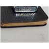 Image 8 : 1925 Fairmont Railway Motors complimentary note book / gold page edges.Train Zippo lighter (USA)