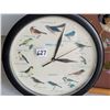 Image 2 : Framed Killdeer needle point, 12 songs bird clock & book.