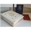 Image 1 : Large 1976 hardcover family Bible, Book of Mormon & Sacred songs and solos.